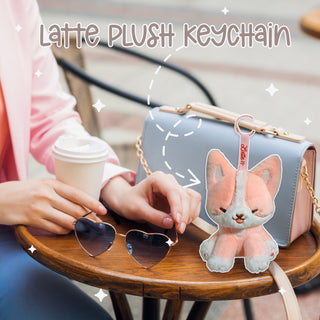 Latte Keychain