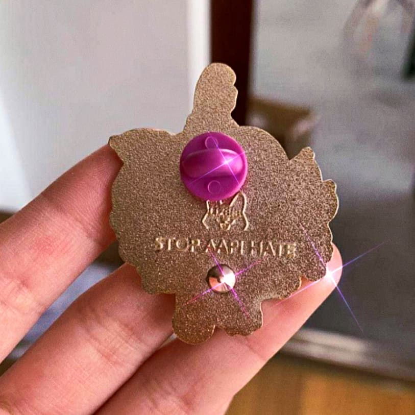 Stop AAPI Hate Charity Pin – Lizbie Cafe